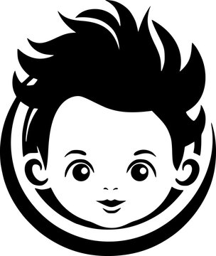 recommend clip art: Baby - High Quality Vector Logo - Vector illustration ideal for T-shirt graphic