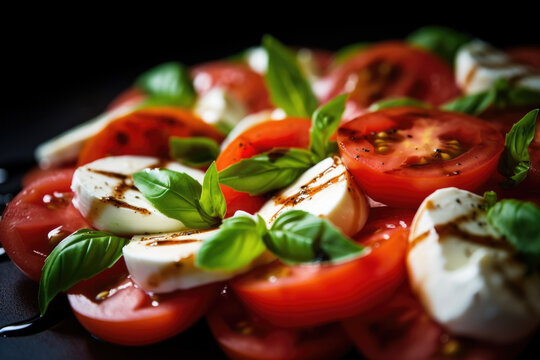  Caprese salad close up