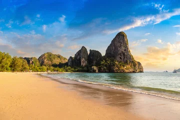 Foto op Plexiglas Railay Beach, Krabi, Thailand Railay Beach in Thailand