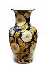 pottery porcelain on white background