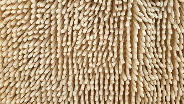 Abstract background. The texture of a beige furry carpet.