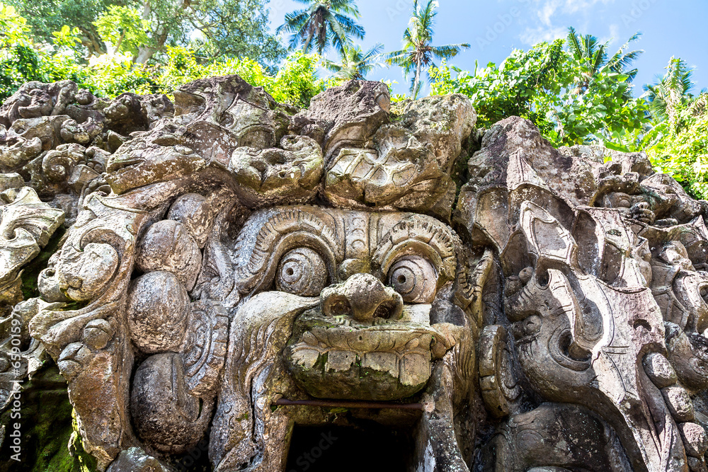 Sticker Elephant Cave (Goa Gajah temple), in Bali