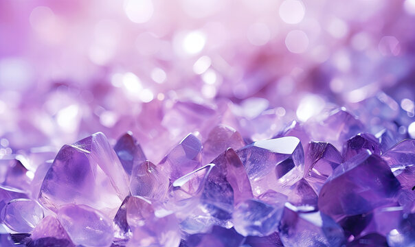 Captivating amethyst crystals.