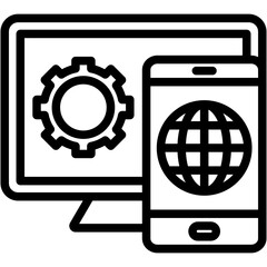 Digital Technology Icon