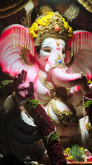 Lord Ganesha with big ears