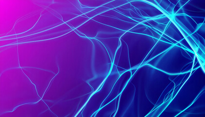 Abstact futuristic background with electric neon waves, electro light effect.