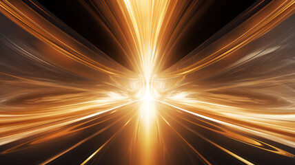 Silver and Gold Tunnel of Light