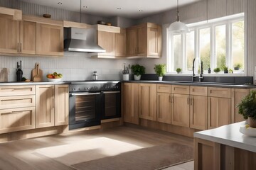 Fototapeta premium The contemporary kitchen experience.