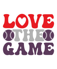 Love the game t-shirt design, Love the game svg retro, Football t-shirt, Football svg, Cut File, Retro