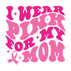 Breast Cancer Retro T Shirt Design Breast cancer awareness