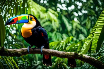 Fototapeta premium toucan in the jungle