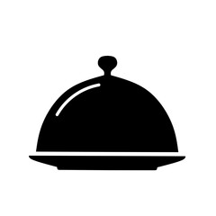 food tray icon with trendy design