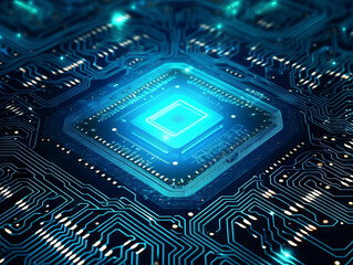 Circuit board background. Generative AI