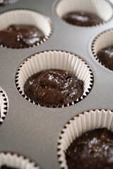 Chocolate peppermint cupcakes