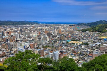 Fototapeta premium 松山城から見た松山市街