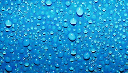 drops of water water, drop, rain, abstract, blue, drops, wet, liquid, texture, bubble, aqua, macro, droplet,  - obrazy, fototapety, plakaty