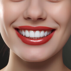 Fototapeta premium White, clean, healthy teeth, beautiful smile