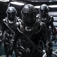 Fototapeta premium アンドロイド・フォース