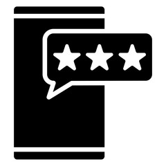 Rating icon often used in design, websites, or applications, banner, flyer to convey specific concepts to enhance user communication and support experiences.