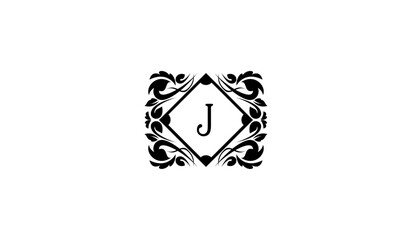 Luxury Abstract Design Element Logo J