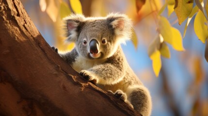 Fototapeta premium Koala bear in tree
