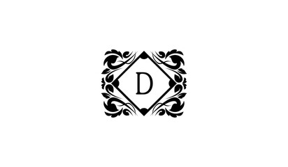 Luxury Abstract Design Element Logo D