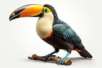 Fototapeta premium toucan isolated on white background