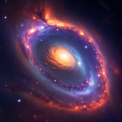 Fototapeta premium space galaxy background