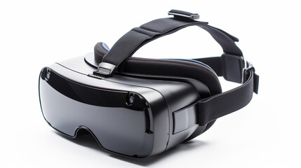VR or Virtual reality headset isolated on a white background.