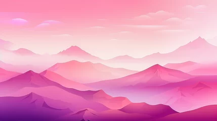 Photo sur Plexiglas Rose clair Abstract pink and purple landscape wallpaper background illustration