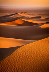 Desert background image with sand dunes