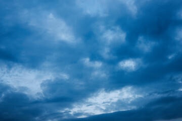 Obraz premium Majestic sky and cloud for background.