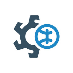 engineering icon vector illustration