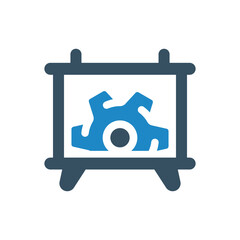 Presentation icon vector illustration