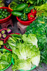 Vegetables at market