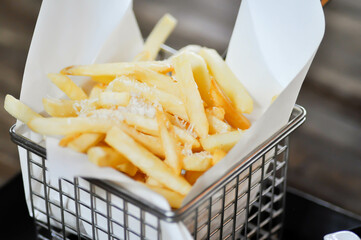 French fries or fried potato , fries