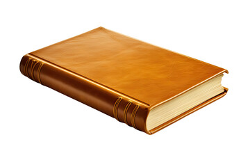 Classic Leather-bound Book with Golden Pages