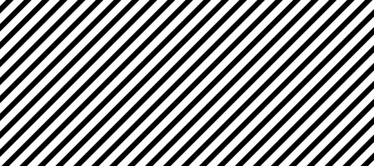 Diagonal lines on white background, rows of slanted black lines, stripes grid, mesh pattern with dashes, seamless repeatable texture - stock vector