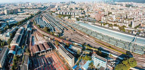 Guangzhou Railway Station Locomotive Depot, Guangzhou City, Guangdong Province, China