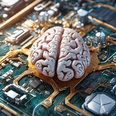brain with electric circuit processor