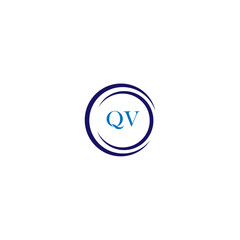 QV triangle letter logo design with triangle shape. QV  logo design monogram. QV triangle vector logo template with red color. QV logo Simple, Elegant, and Luxurious design. 2 latter logo. QV