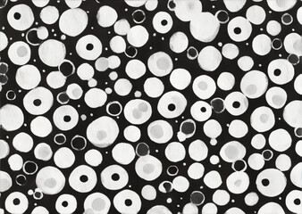 abstract background with black and gray dots on a black background. paper packaging, postcards, design