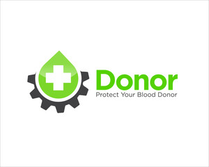 donor health logo for emergency and clinic service