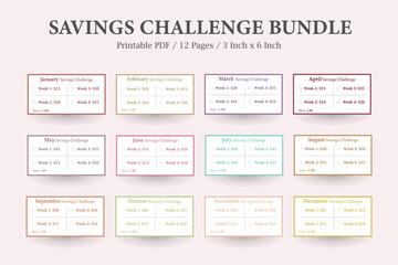 Low Income Savings Challenge,Low-Income Budgeting,Mini Savings Challenge Trackers,Budget-Friendly Savings Tracker,Money-Saving Planner