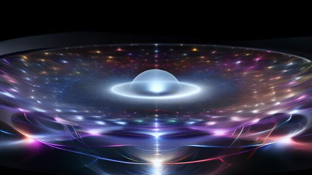 The Big Bang, Cosmic Beginning,  Giant Explosion and Expansion, Beginning of Universe, Visualization, Generative AI
