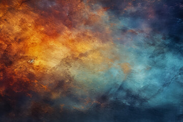 Colorful layers of blurred glow texture with scratched muddy surface 