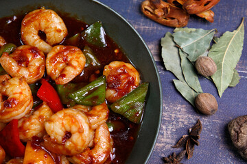 Prawns Green Pepper - Chinese Kitchen