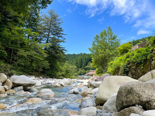  rivers of Japan in the mountains