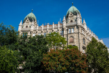 Historical building at Liberty Square, Szabadság square, Budapest, Hungary