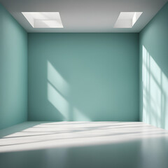 empty room with a window, Generative AI